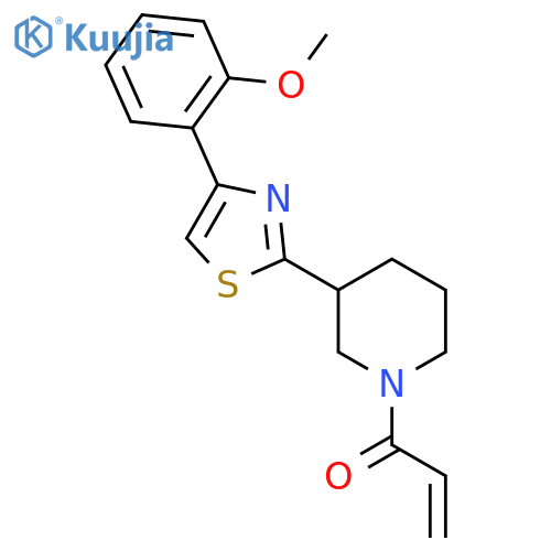 1-{3-[4-(2-Methoxyphenyl)-1,3-thiazol-2-yl]piperidin-1-yl}prop-2-en-1-one structure
