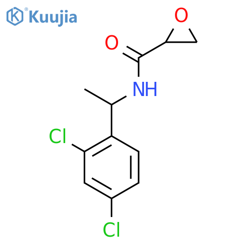 N-[1-(2,4-Dichlorophenyl)ethyl]oxirane-2-carboxamide structure