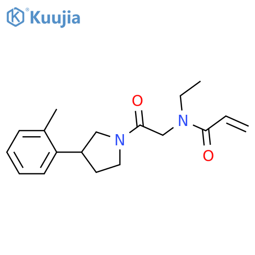 N-Ethyl-N-[2-[3-(2-methylphenyl)-1-pyrrolidinyl]-2-oxoethyl]-2-propenamide structure