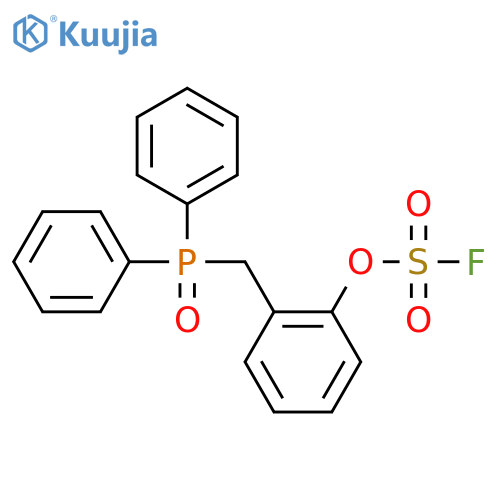 2-[(Diphenylphosphoroso)methyl]phenyl sulfurofluoridate structure