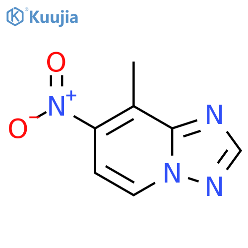 [1,2,4]Triazolo[1,5-a]pyridine, 8-methyl-7-nitro- structure
