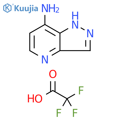 1H-pyrazolo4,3-bpyridin-7-amine, trifluoroacetic acid structure