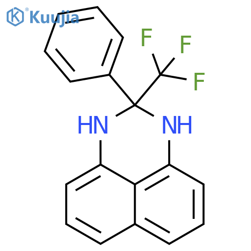 1H-Perimidine, 2,3-dihydro-2-phenyl-2-(trifluoromethyl)- structure