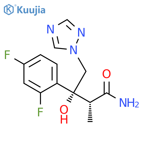 (2R,3R)-3-(2,4-difluorophenyl)-3-hydroxy-2-methyl-4-(1H-1,2,4-triazol-1-yl)butanamide structure