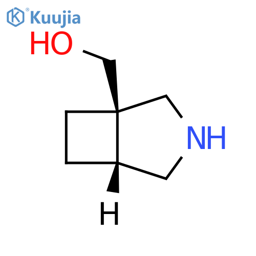 3-Azabicyclo[3.2.0]heptane-1-methanol, (1R,5R)- structure