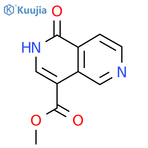 methyl 1-oxo-1,2-dihydro-2,6-naphthyridine-4-carboxylate structure
