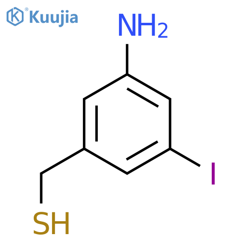 (3-Amino-5-iodophenyl)methanethiol structure