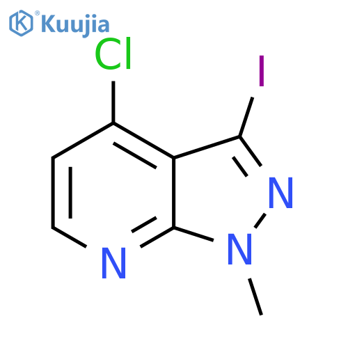 4-Chloro-3-iodo-1-methylpyrazolo[3,4-b]pyridine structure