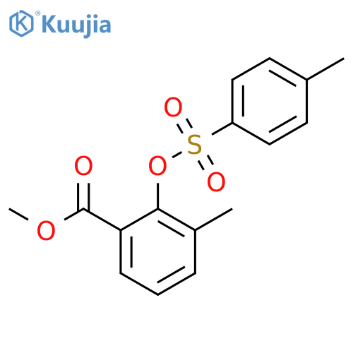 Methyl 3-methyl-2-[(4-methylbenzenesulfonyl)oxy]benzoate structure