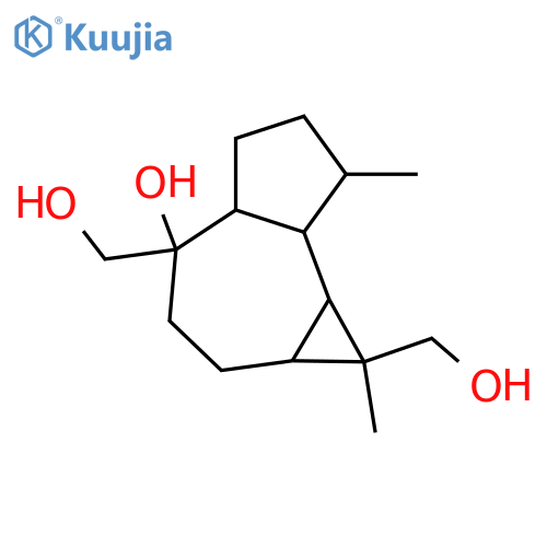 10,12,14-Aromadendranetriol; (1β,4α,5β,6α,7α,10β,11β)-form structure