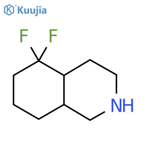 5,5-Difluoro-decahydroisoquinoline structure