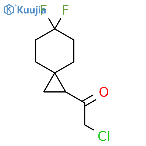 2-chloro-1-{6,6-difluorospiro2.5octan-1-yl}ethan-1-one structure