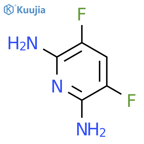 3,5-difluoropyridine-2,6-diamine structure
