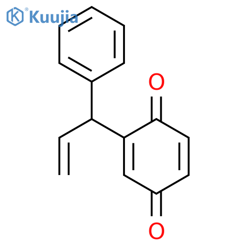 2,5-Cyclohexadiene-1,4-dione,2-(1-phenyl-2-propen-1-yl)- structure