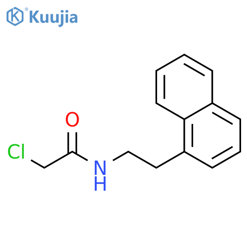 2-Chloro-N-2-(naphthalen-1-yl)ethylacetamide structure