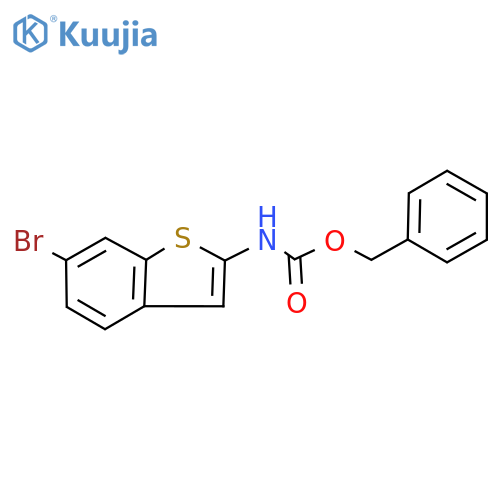 Benzyl (6-bromobenzo[b]thiophen-2-yl)carbamate structure