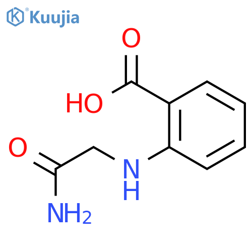Benzoic acid,2-[(2-amino-2-oxoethyl)amino]- structure