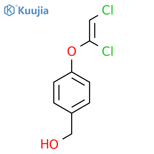 {4-(1,2-dichloroethenyl)oxyphenyl}methanol structure