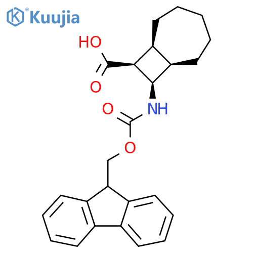 rac-(1R,7S,8S,9R)-9-({(9H-fluoren-9-yl)methoxycarbonyl}amino)bicyclo5.2.0nonane-8-carboxylic acid structure