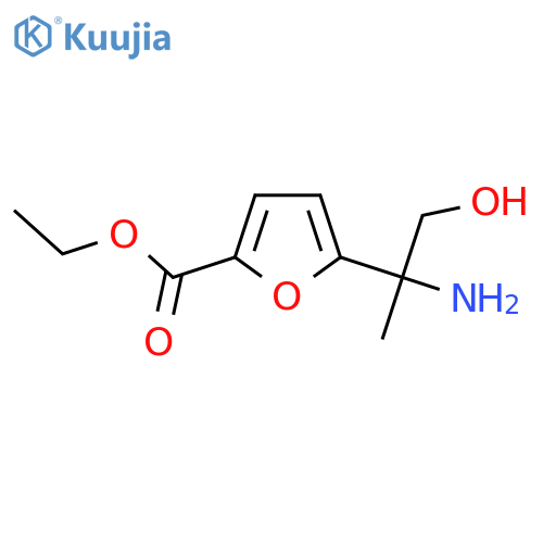 Ethyl 5-(2-amino-1-hydroxypropan-2-yl)furan-2-carboxylate structure