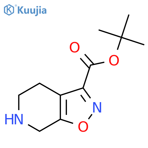 tert-butyl 4H,5H,6H,7H-1,2oxazolo5,4-cpyridine-3-carboxylate structure