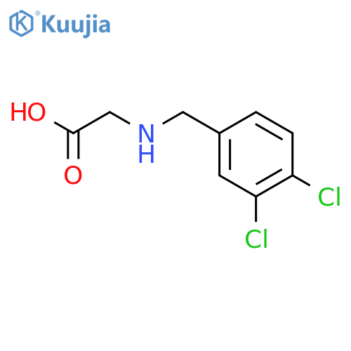 (3,4-Dichloro-benzylamino)-acetic Acid structure