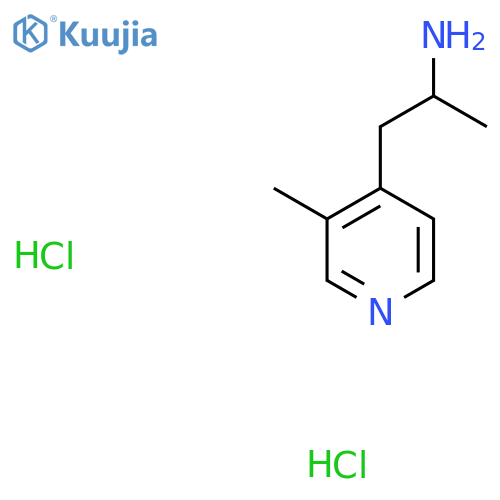 1-(3-Methylpyridin-4-yl)propan-2-amine dihydrochloride structure
