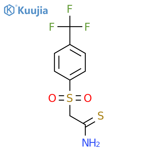 2-4-(Trifluoromethyl)phenylsulphonylethanethioamide structure