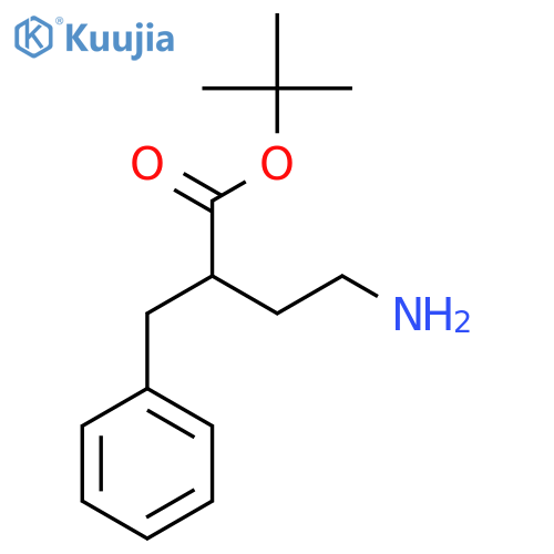 Tert-butyl 4-amino-2-benzylbutanoate structure