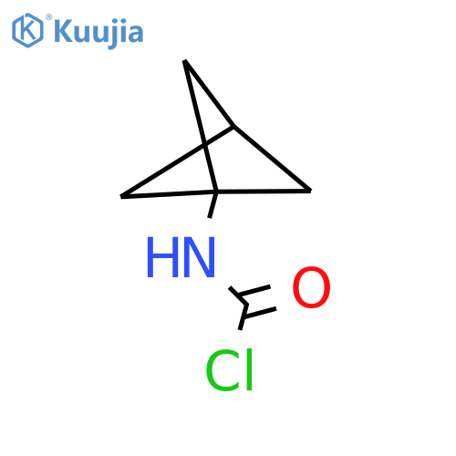 N-{bicyclo[1.1.1]pentan-1-yl}carbamoyl chloride structure