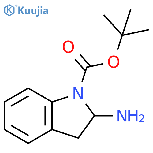 tert-Butyl 2-aminoindoline-1-carboxylate structure