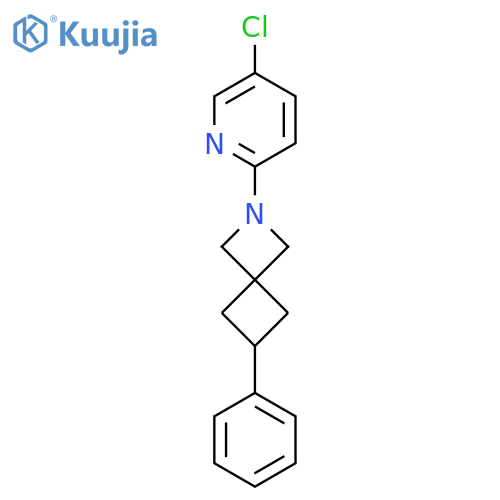 2-(5-Chloropyridin-2-yl)-6-phenyl-2-azaspiro[3.3]heptane structure