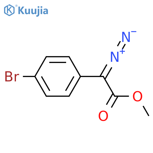 methyl 2-(4-bromophenyl)-2-diazoacetate structure