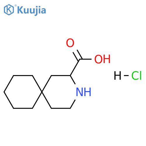 3-azaspiro5.5undecane-2-carboxylic acid hydrochloride structure