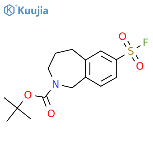 tert-butyl 7-(fluorosulfonyl)-2,3,4,5-tetrahydro-1H-2-benzazepine-2-carboxylate structure