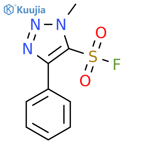 1-methyl-4-phenyl-1H-1,2,3-triazole-5-sulfonyl fluoride structure