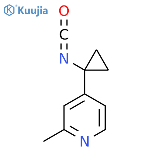4-(1-isocyanatocyclopropyl)-2-methylpyridine structure