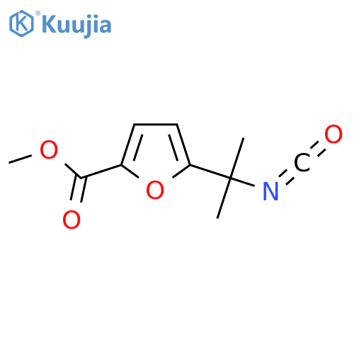 methyl 5-(2-isocyanatopropan-2-yl)furan-2-carboxylate structure