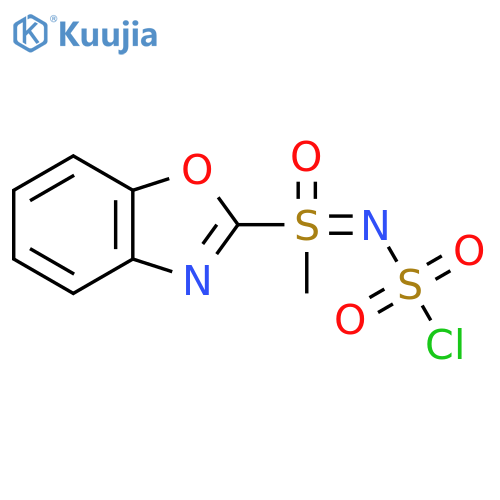 (1,3-benzoxazol-2-yl)(chlorosulfonyl)iminomethyl-lambda6-sulfanone structure