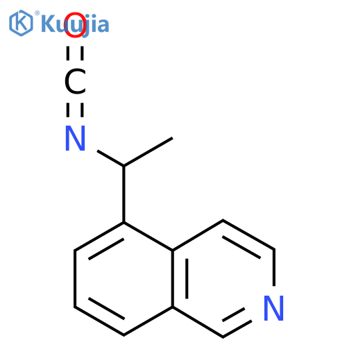 5-(1-isocyanatoethyl)isoquinoline structure