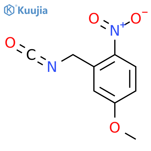 2-(isocyanatomethyl)-4-methoxy-1-nitrobenzene structure