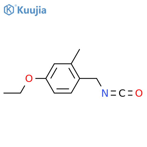 4-ethoxy-1-(isocyanatomethyl)-2-methylbenzene structure