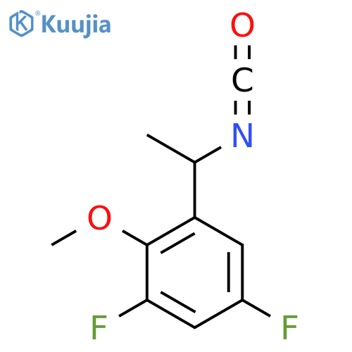 1,5-Difluoro-3-(1-isocyanatoethyl)-2-methoxybenzene structure