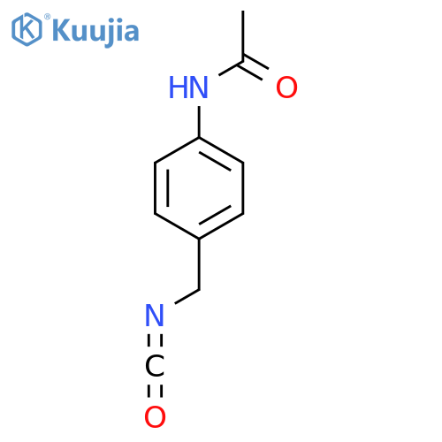 N-4-(isocyanatomethyl)phenylacetamide structure