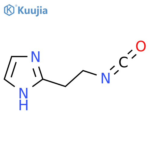 2-(2-isocyanatoethyl)-1H-imidazole structure