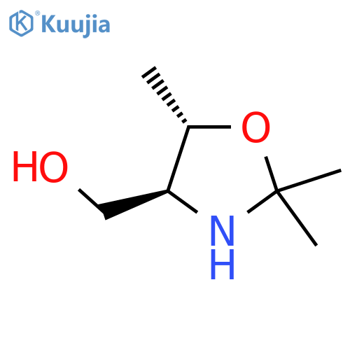 rac-[(4R,5R)-2,2,5-trimethyl-1,3-oxazolidin-4-yl]methanol structure