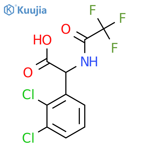 2-(2,3-Dichlorophenyl)-2-(2,2,2-trifluoroacetamido)acetic acid structure