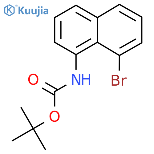 tert-butyl N-(8-bromonaphthalen-1-yl)carbamate structure