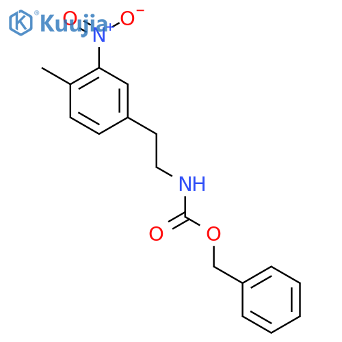 benzyl N-[2-(4-methyl-3-nitrophenyl)ethyl]carbamate structure