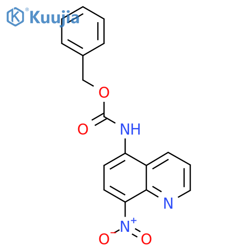 benzyl N-(8-nitroquinolin-5-yl)carbamate structure
